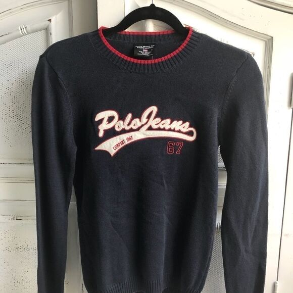 VINTAGE 2002 NWT POLO JEANS SWEATER - Picture 5 of 8
